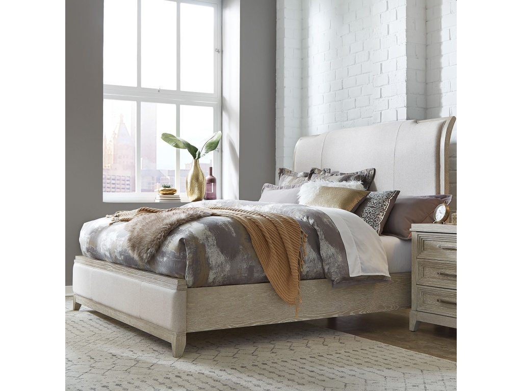 Queen Upholstered Bed - main image