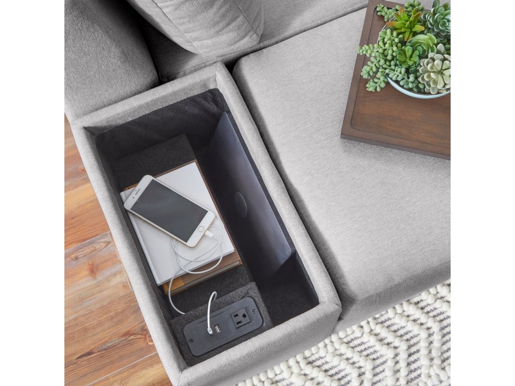 Flex Gray Fabric Storage Hub - image 10