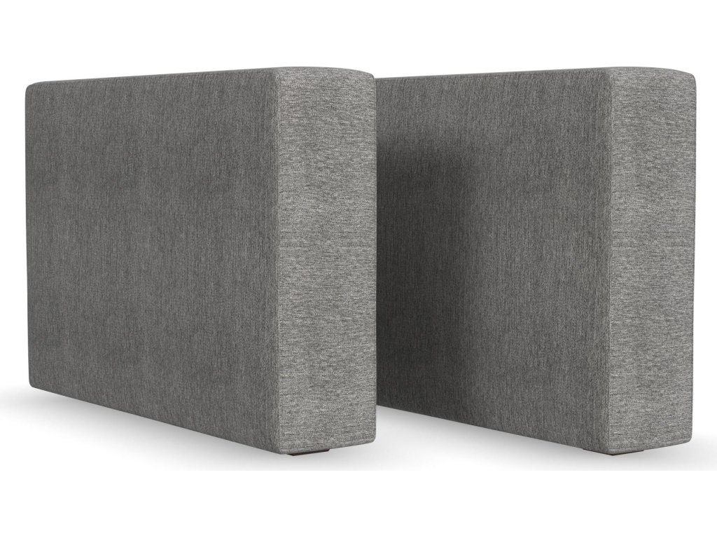 Flex Gray Fabric Pair of Wide Arms - main image