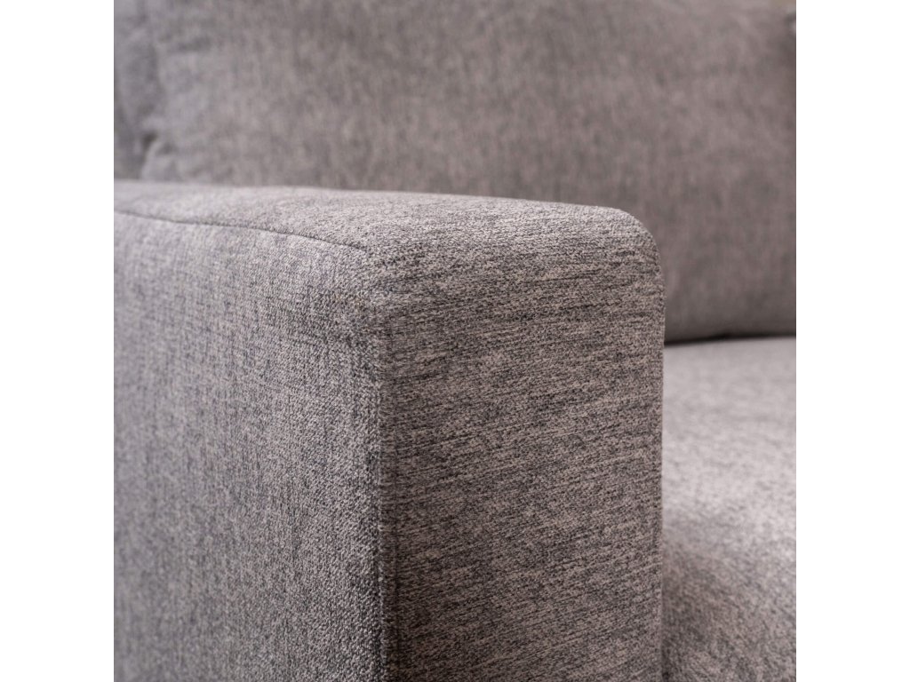 Flex Gray Fabric Pair of Wide Arms - image 1