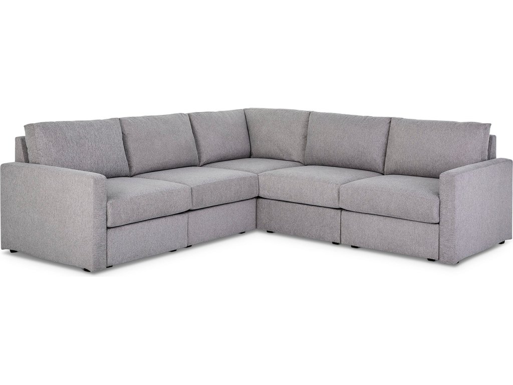 Flex Gray Fabric Sectional - main image