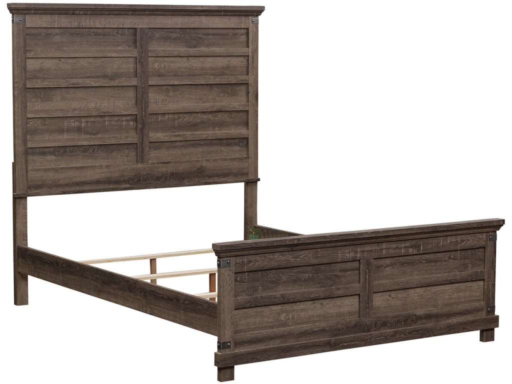 Opt Queen Panel Bed - image 1