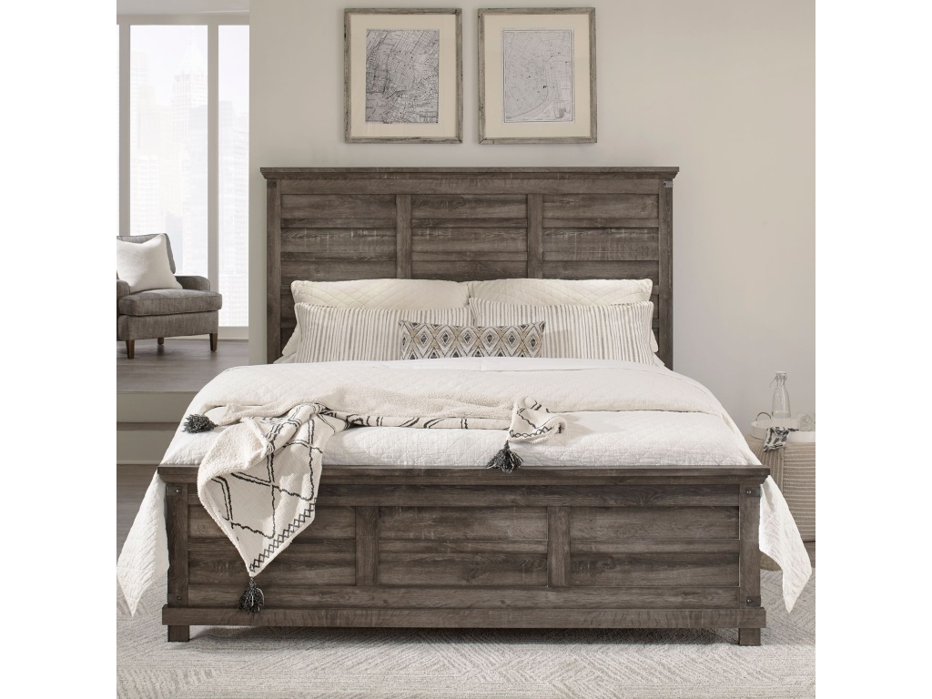 Opt Queen Panel Bed - main image