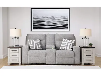 Biscoe Power Reclining Loveseat - Alternative View