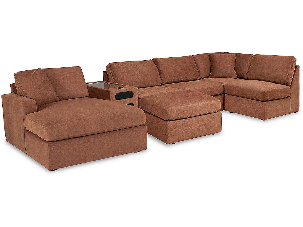 Modmax 6-Piece Sectional with Chaise and Ottoman - main image