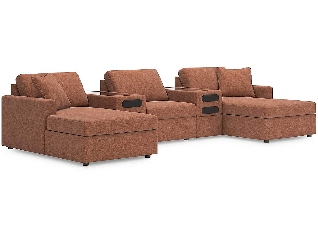 Modmax 5-Piece Double Chaise with Audio Consoles - main image
