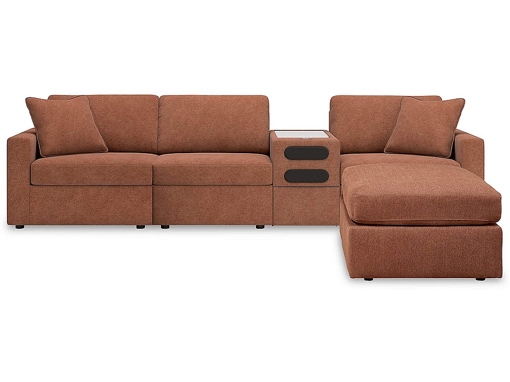 Modmax 4-Piece Sectional and Ottoman - main image