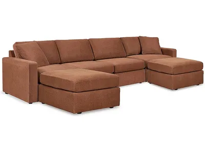 Modmax 4-Piece Sectional and 2 Ottomans