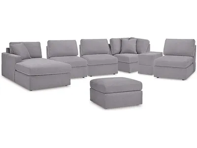 Modmax 6-Piece Sectional with Chaise and Ottoman