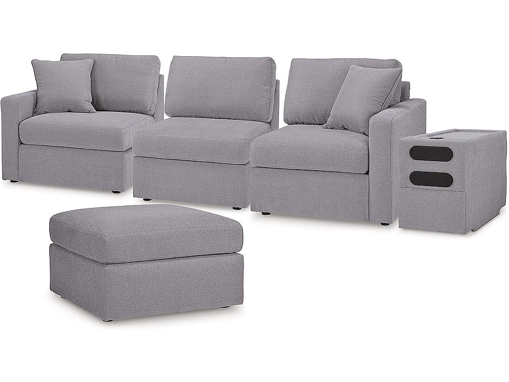 Modmax 4-Piece Sectional and Ottoman - main image