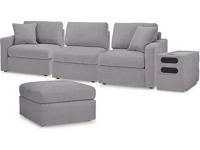 Modmax 4-Piece Sectional and Ottoman