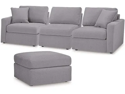 Modmax 3-Piece Sectional and Ottoman