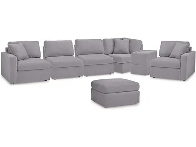 Modmax 6-Piece Sectional and Ottoman