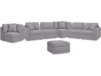 Modmax 6-Piece Sectional and Ottoman