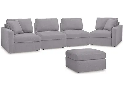 Modmax 4-Piece Sectional and Ottoman