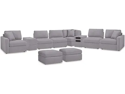 Modmax 8-Piece Sectional and 2 Ottomans