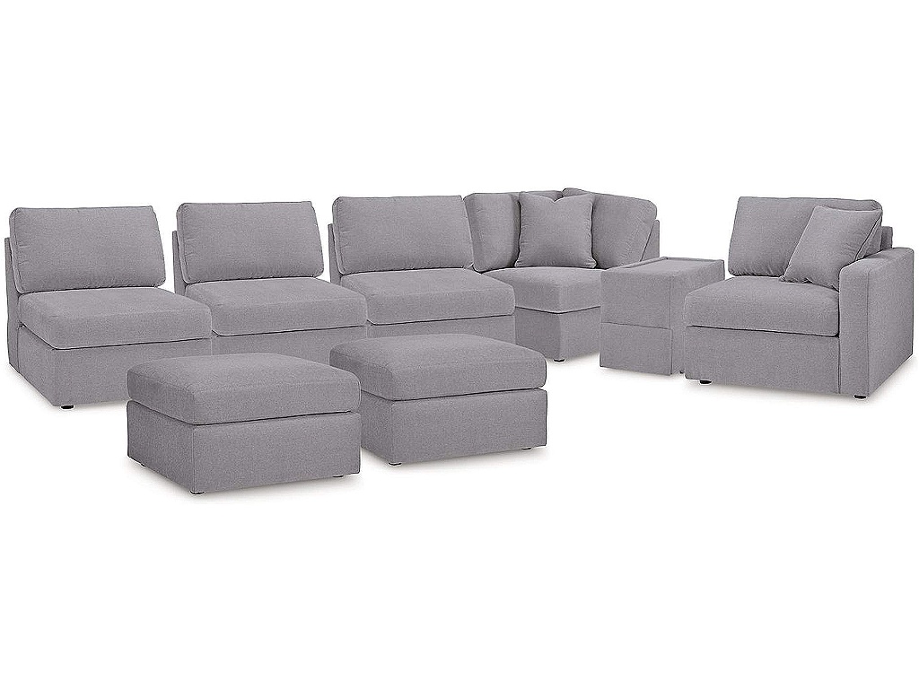 Modmax 6-Piece Sectional and 2 Ottomans - main image