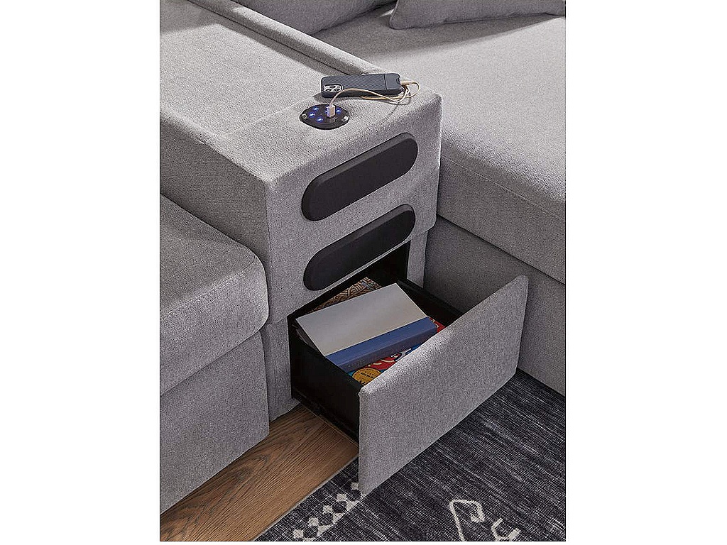 Modmax 5-Piece Sectional and Ottoman - image 19
