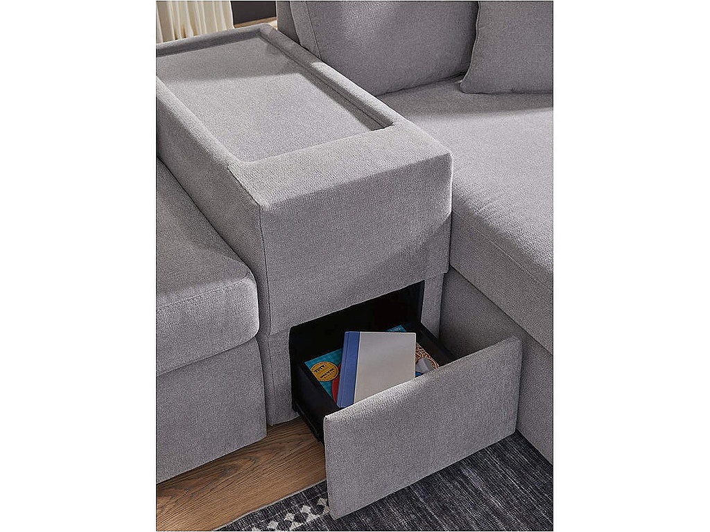 Modmax 6-Piece Sectional and 2 Ottomans - image 20