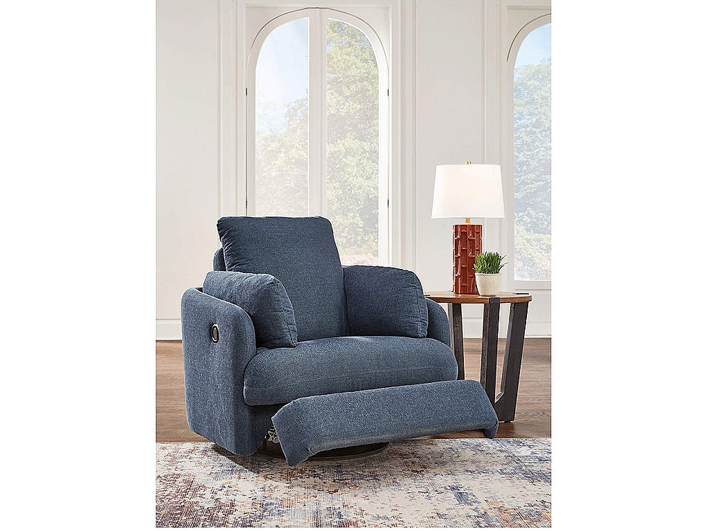 Modmax 6-Piece Sectional and Swivel Glider Recliner - image 8