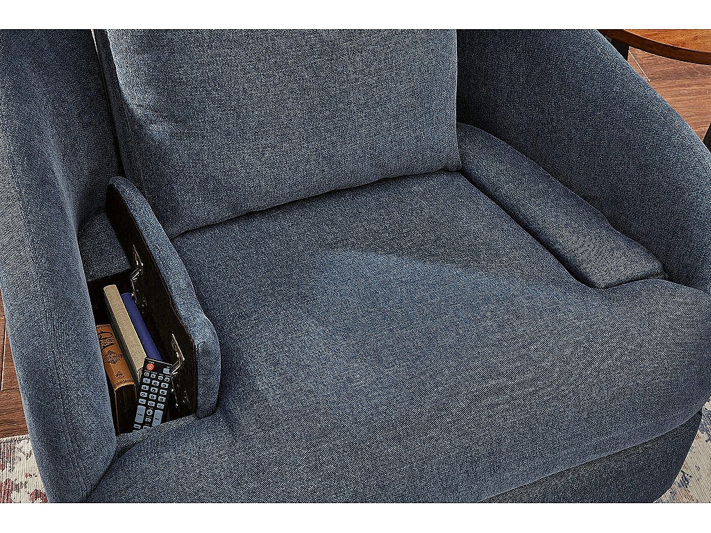 Modmax 6-Piece Sectional and Swivel Glider Recliner - image 9