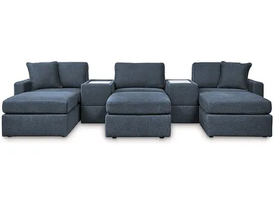 Modmax 5-Piece Sectional and 3 Ottomans