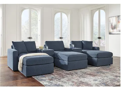 Modmax 5-Piece Sectional and 3 Ottomans