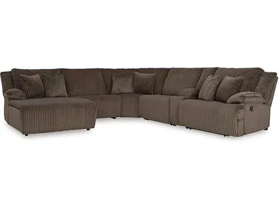 Top Tier 6-Piece Reclining Sectional with Chaise