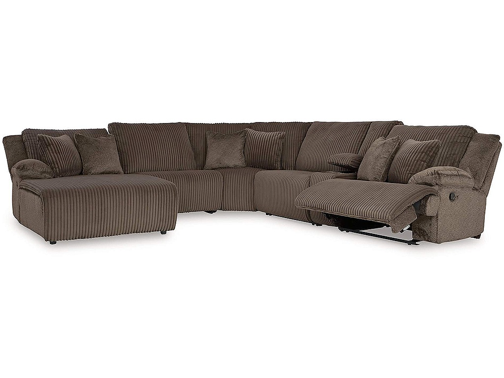 Top Tier 6-Piece Reclining Sectional with Chaise - image 2