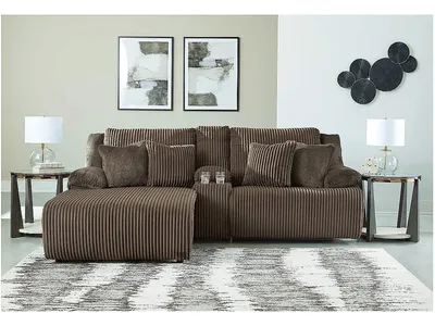 Top Tier 3-Piece Reclining Sectional Sofa with Chaise