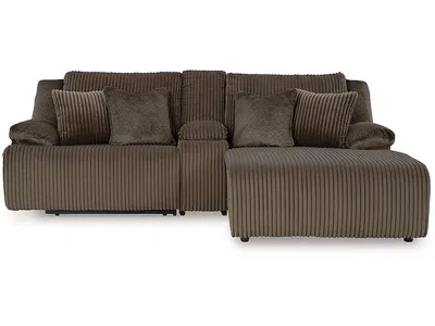 Top Tier 3-Piece Reclining Sectional Sofa with Chaise
