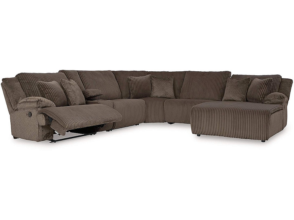 Top Tier 6-Piece Reclining Sectional with Chaise - image 2