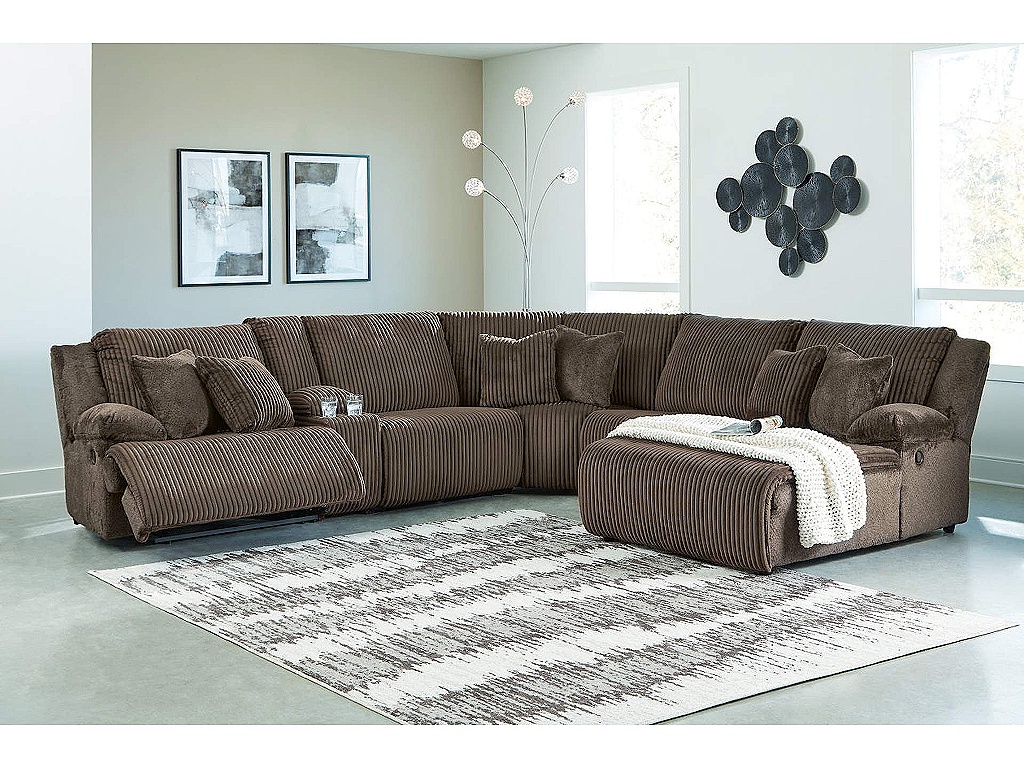 Top Tier 6-Piece Reclining Sectional with Chaise - image 1