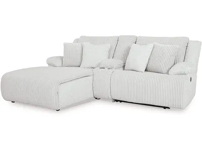 Top Tier 3-Piece Reclining Sectional Sofa with Chaise
