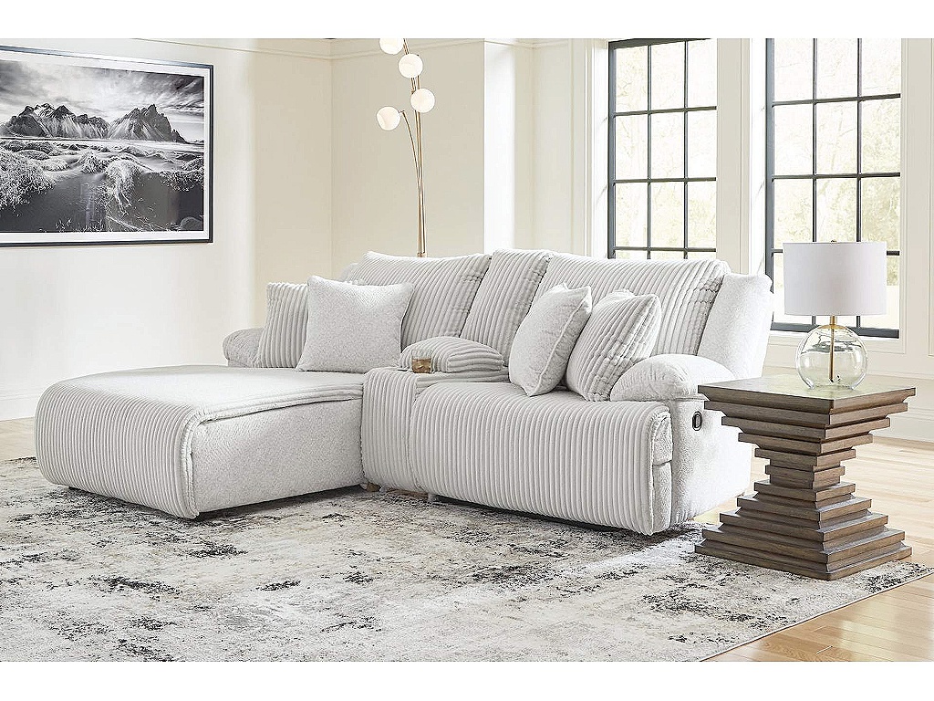 Top Tier 3-Piece Reclining Sectional Sofa with Chaise - image 1