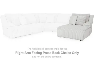 Top Tier Right-Arm Facing Press Back Chaise