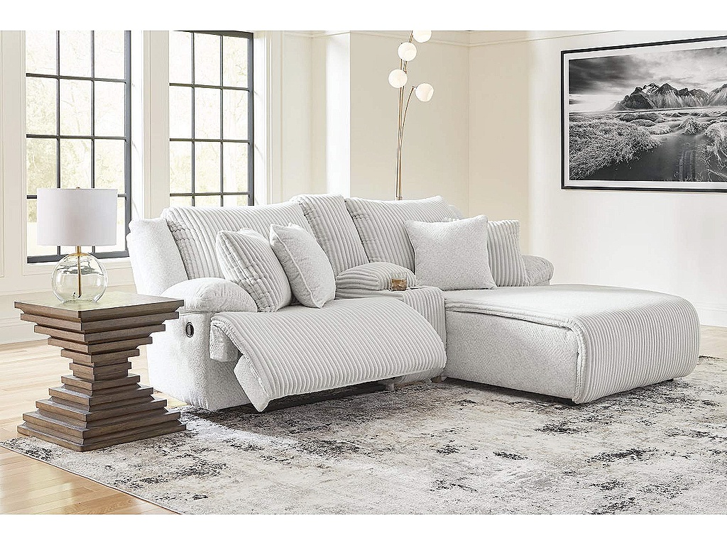 Top Tier 3-Piece Reclining Sectional Sofa with Chaise - image 4