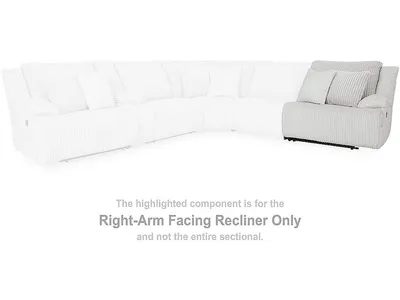 Top Tier Right-Arm Facing Recliner - Alternative View