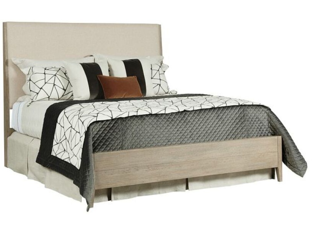 Incline Fabric King Bed Medium Footboard-Complete - main image