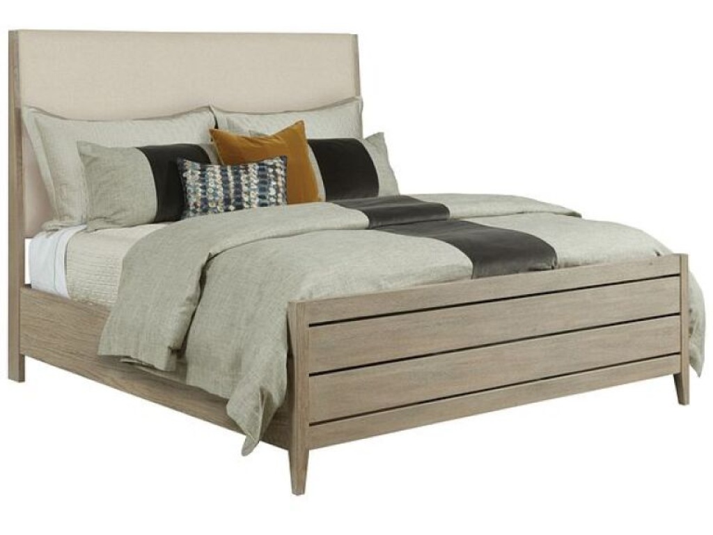 Incline Fabric Cal King Bed High Ftbd - Complete - main image