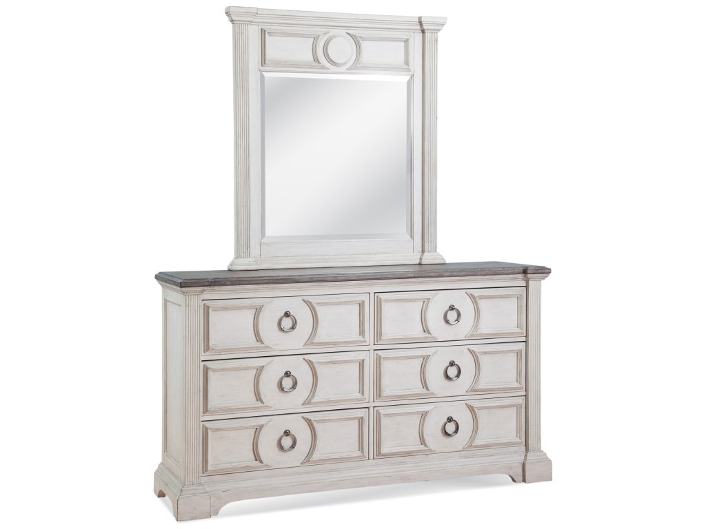 9410 Brighten 4 Pcs Bedroom Set- Queen Bed, Dresser, Mirror, Nightstand - image 2