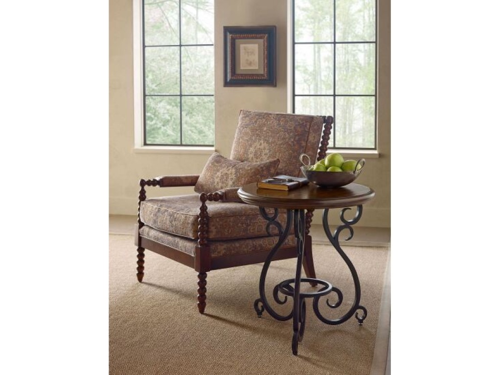 Accent Tbl W/Metal Base - image 1