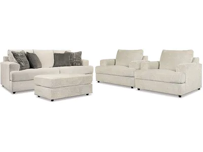 Soletren Sofa, 2 Chairs, and Ottoman