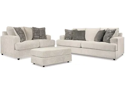 Soletren Sofa, Loveseat, and Ottoman