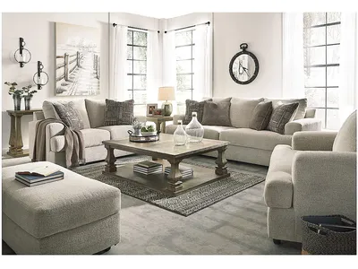Soletren Sofa, Loveseat, Oversized Chair and Ottoman - Alternative View