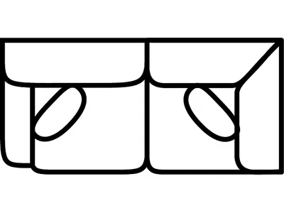 LSF Tux Loveseat - Alternative View