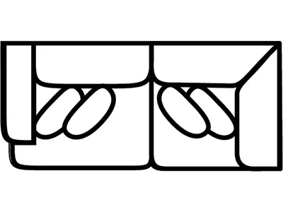 LSF Tux Loveseat - Alternative View