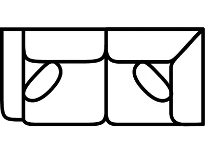 LSF Tux Loveseat