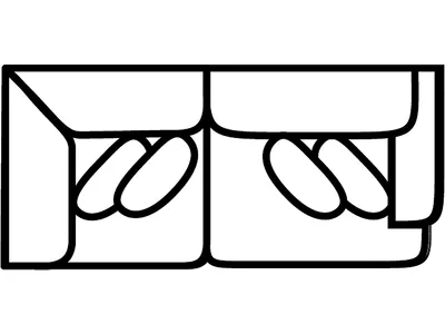 RSF Tux Loveseat - Alternative View