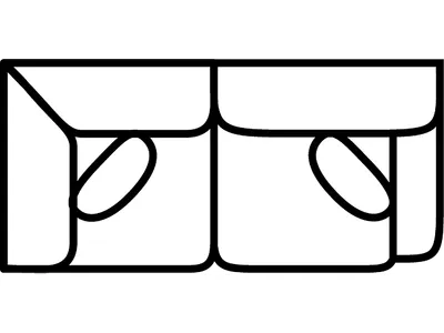 RSF Tux Loveseat - Alternative View